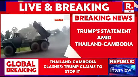 'I Will Make A Call And Will Stop The War,' Trump Makes Statement Amid Thailand-Cambodia Conflict