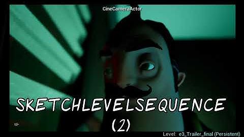 Hello Neighbor Beta 3 Unused Trailer Scenes & Intro Scenes