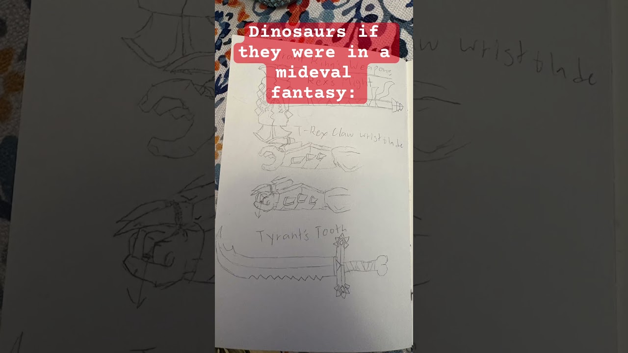 Dinosaurs if they were in a mideval fantasy 