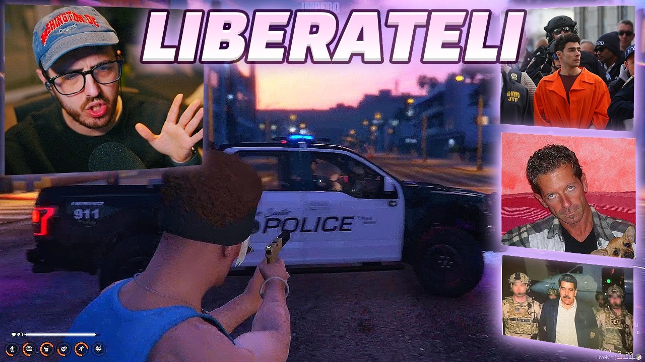 LA POLIZIOTTA SUBISCE LE ASSURDE RICHIESTE DI VELOX... LIBERATE QUESTI CRIMINALI!! GTA RP #12
