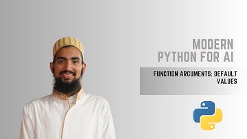 Function Arguments: Default ValuesDescription: