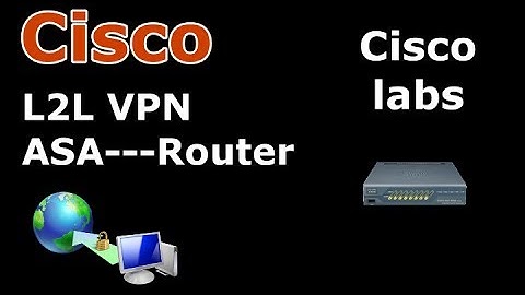 Site to Site VPN between a Cisco ASA (ASDM) and a Cisco Router - L2L IPsec - GNS3 lab [HD]