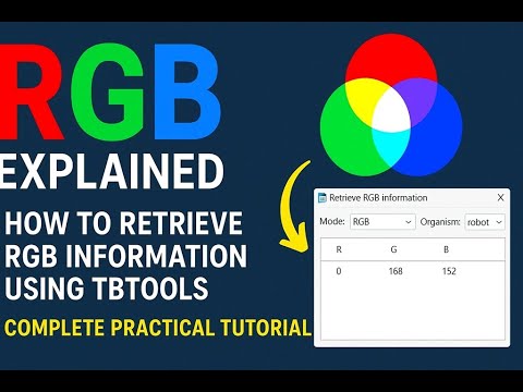 RGB Explained + How to Retrieve RGB Information Using TBtools ...