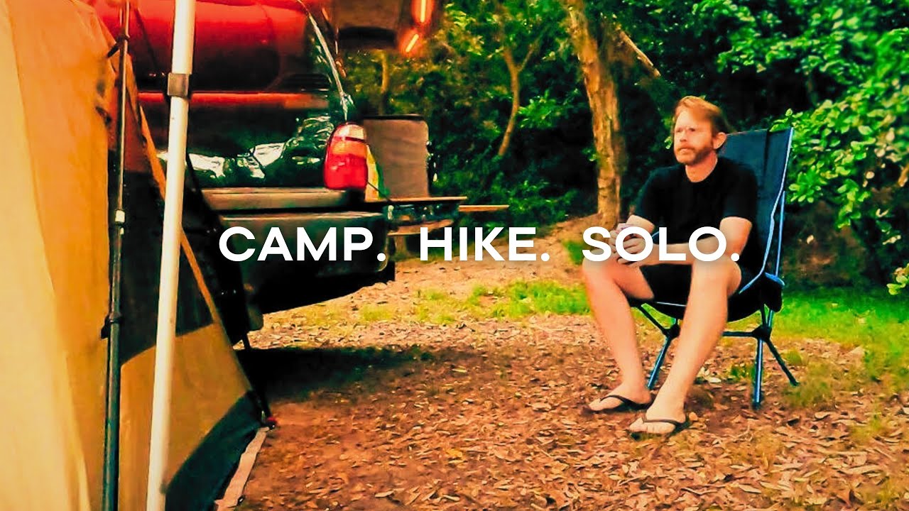 Car Camping Hiking ALONE [ Australian Wildlife Encounters | ASMR ]