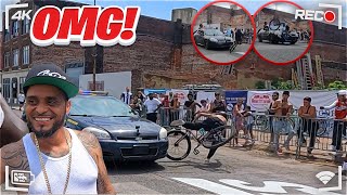 Swerving A Cop Car At The BMX Wheelie Bike Olympics