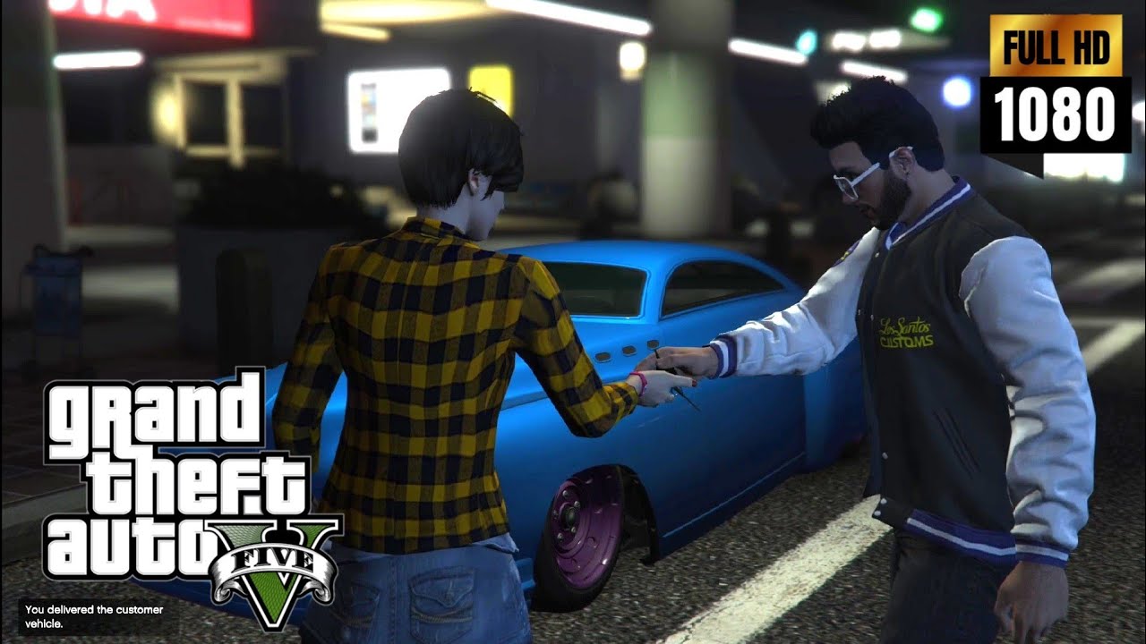 Gta online Auto shop car delivery mission under 2 minutes... gta5