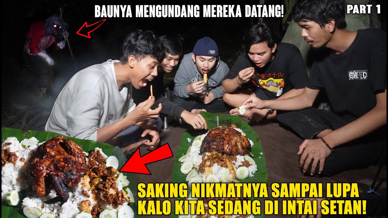 PERJUANGAN CAMPING DI TENGAH HUTAN SAMBIL BAKAR AYAM TALIWANG ! TERNYATA KAMPUNG SETAN! Part1