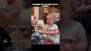 Ranking Kids Saying Swear Words!