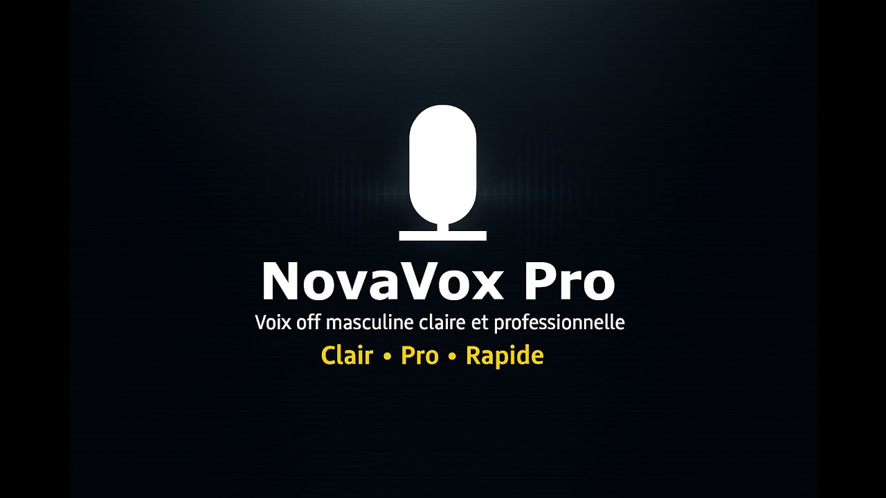 enregistrer une voix off masculine claire et professionnelle pour votre projet audio ou vidéo