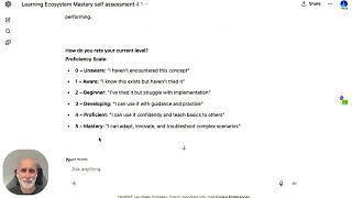 Learning Ecosystem Mastery Self Assessment