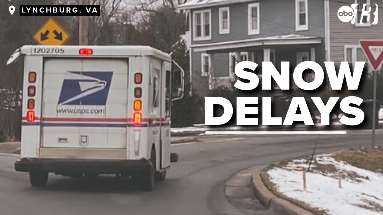 Ice-covered roads slow mail delivery as postal crews prioritize safety