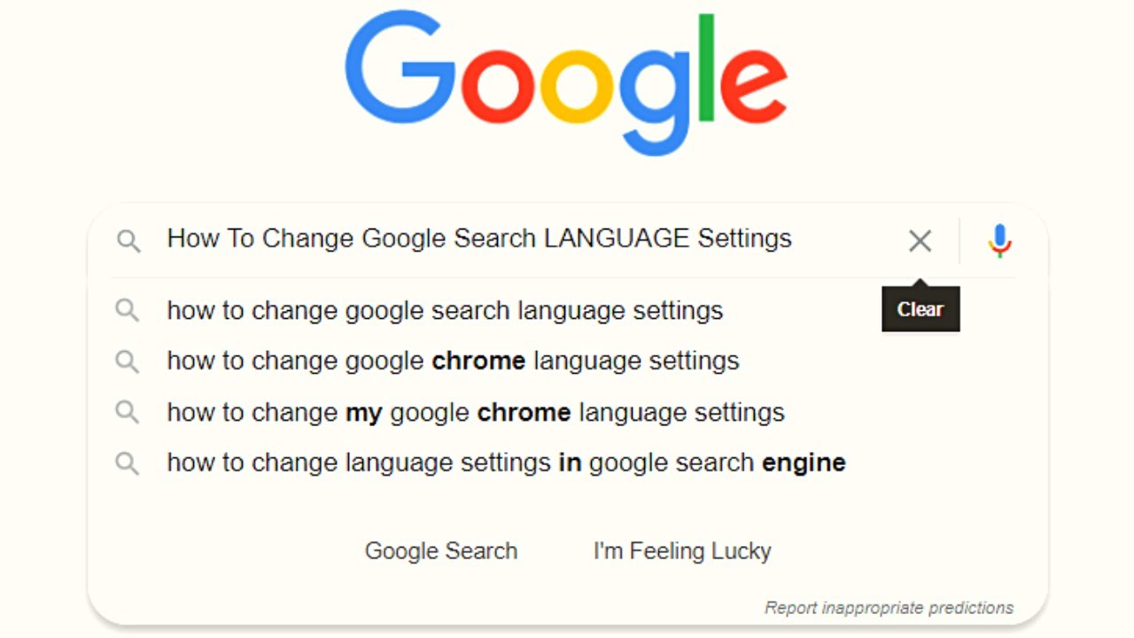 how to change google search language settings chrome android ios win 10 language change