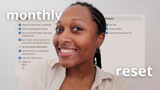 monthly reset routine! | plan with me for september