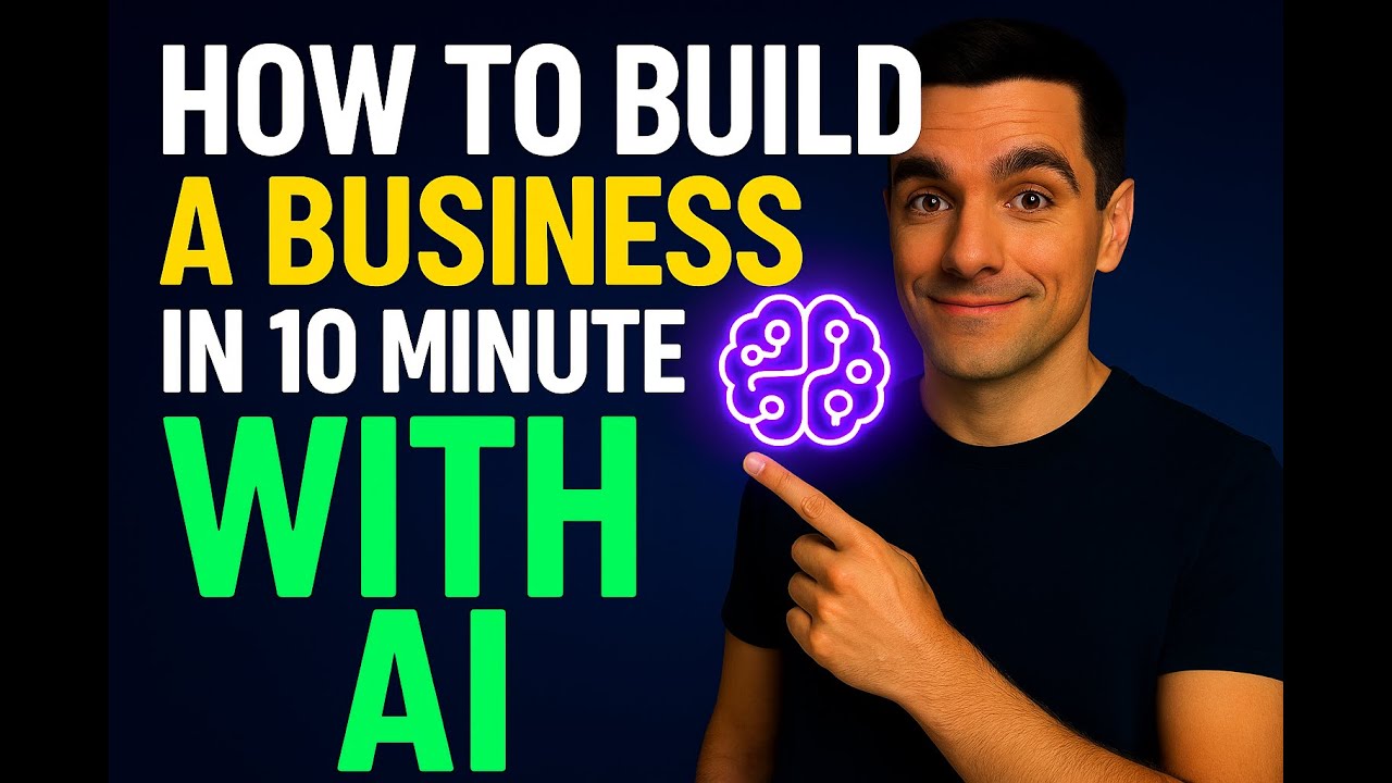 How to build a business in 10 minutes using AI