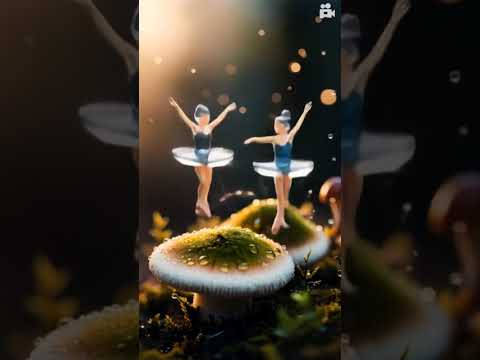 Dancing Droplets Ballet On A Mushroom
