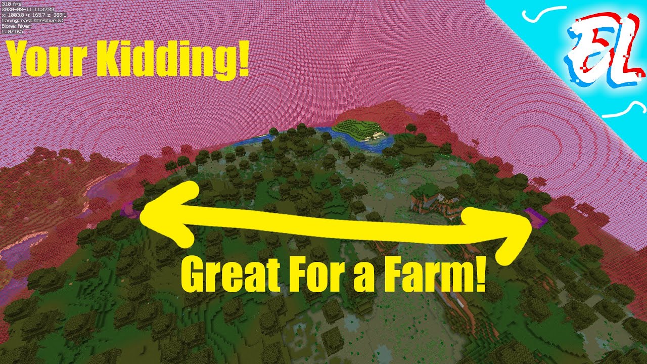 DOUBLE WITCH HUTS AT SPAWN! Seed Showcase YouTube