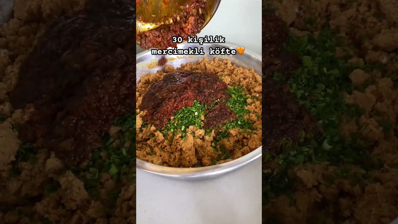 Mercimekli köfte tarifi yorumda ????