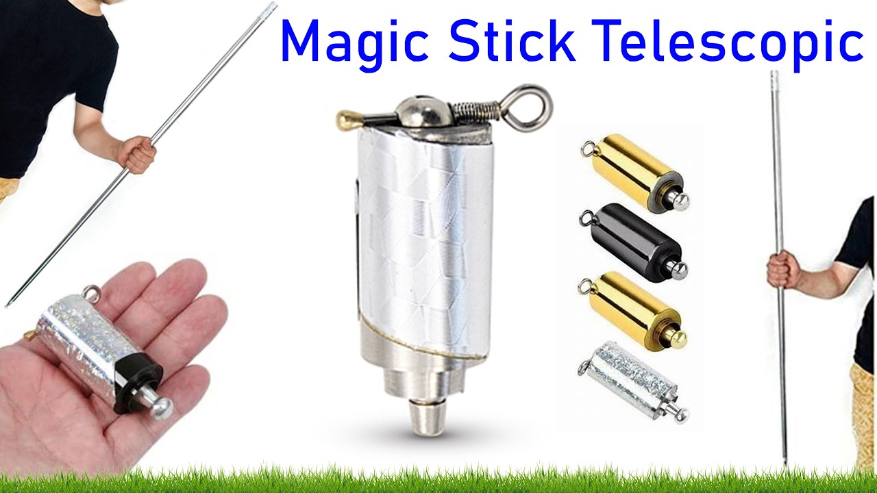 Magic Rope Standing Device Telescopic Magic Rod Stick Stainless Steel Appearing Cane ...