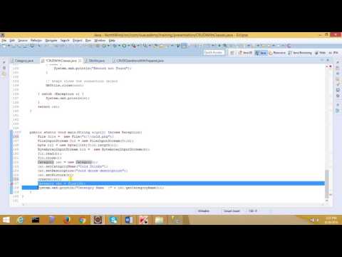 14-22 [JDBC] Manipulating