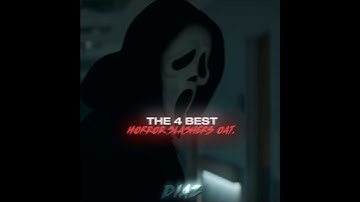 The 4 best horror slashers OAT #edit #scream #michealmyers #pennywise #jason #fypシ #halloween