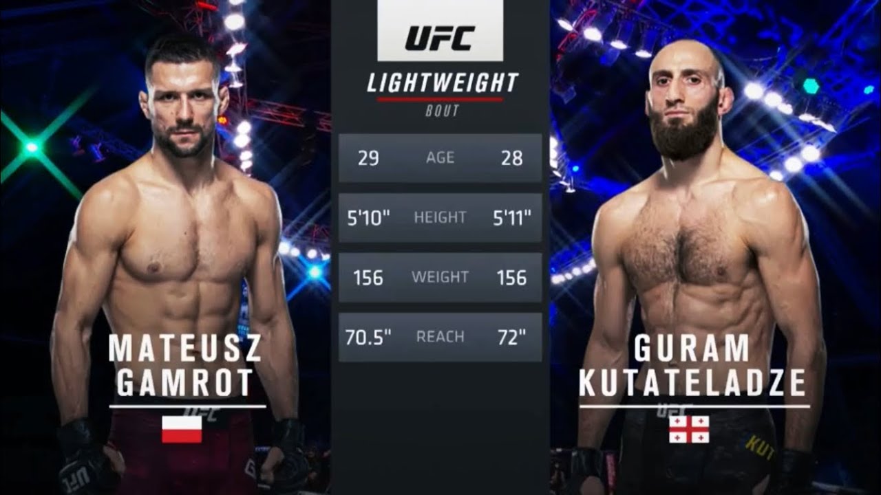 UFC Fight Island 6 Gamrot Vs Kutateladze Full Fight Highlights 