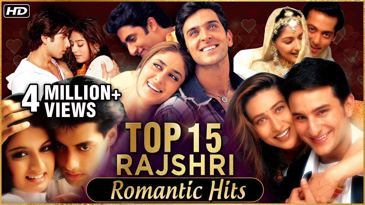 Rajshri Romantic Hits  Top 15 Rajshri Love Songs  Evergreen Love Songs  Bollywood Love Songs