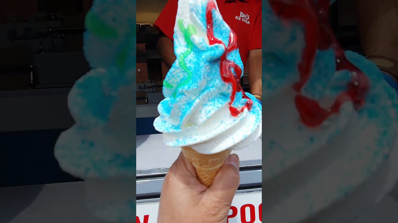 Ice Cream with Cadbury flake 