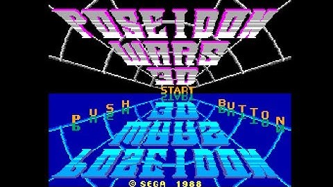 (Real 3D) Poseidon Wars 3-D - Master System Longplay (FM) (Sega Scope 3D)