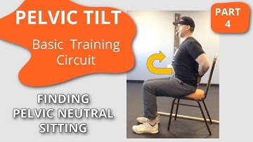 MULTIPLE SCLEROSIS EXERCISE - PELVIC TILT BASIC TRAINING – PT4 SITTING