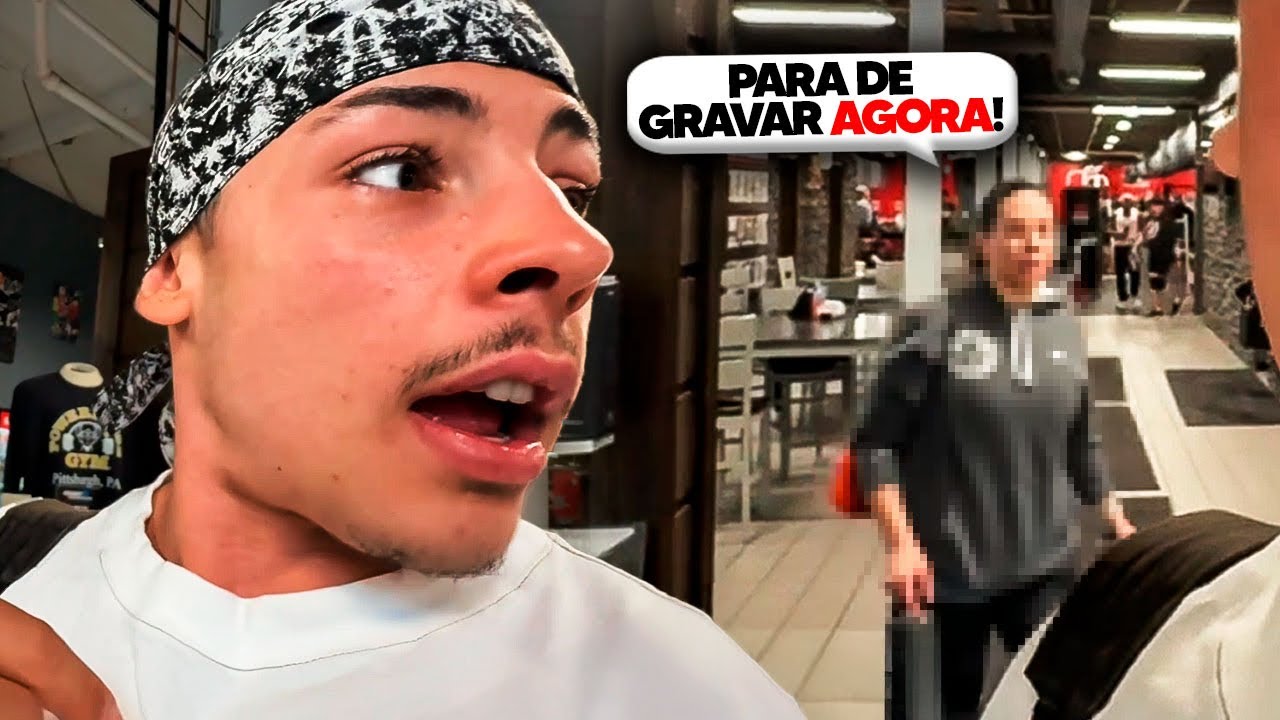 TENTARAM ARRUMAR CONFUSÃO COMIGO NA ACADEMIA GRINGA!!!