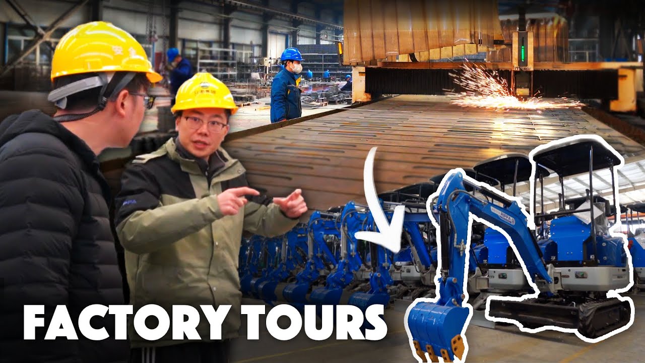Chinese Mini Excavator Production: A Close Look INSIDE the Manufacturing Sites