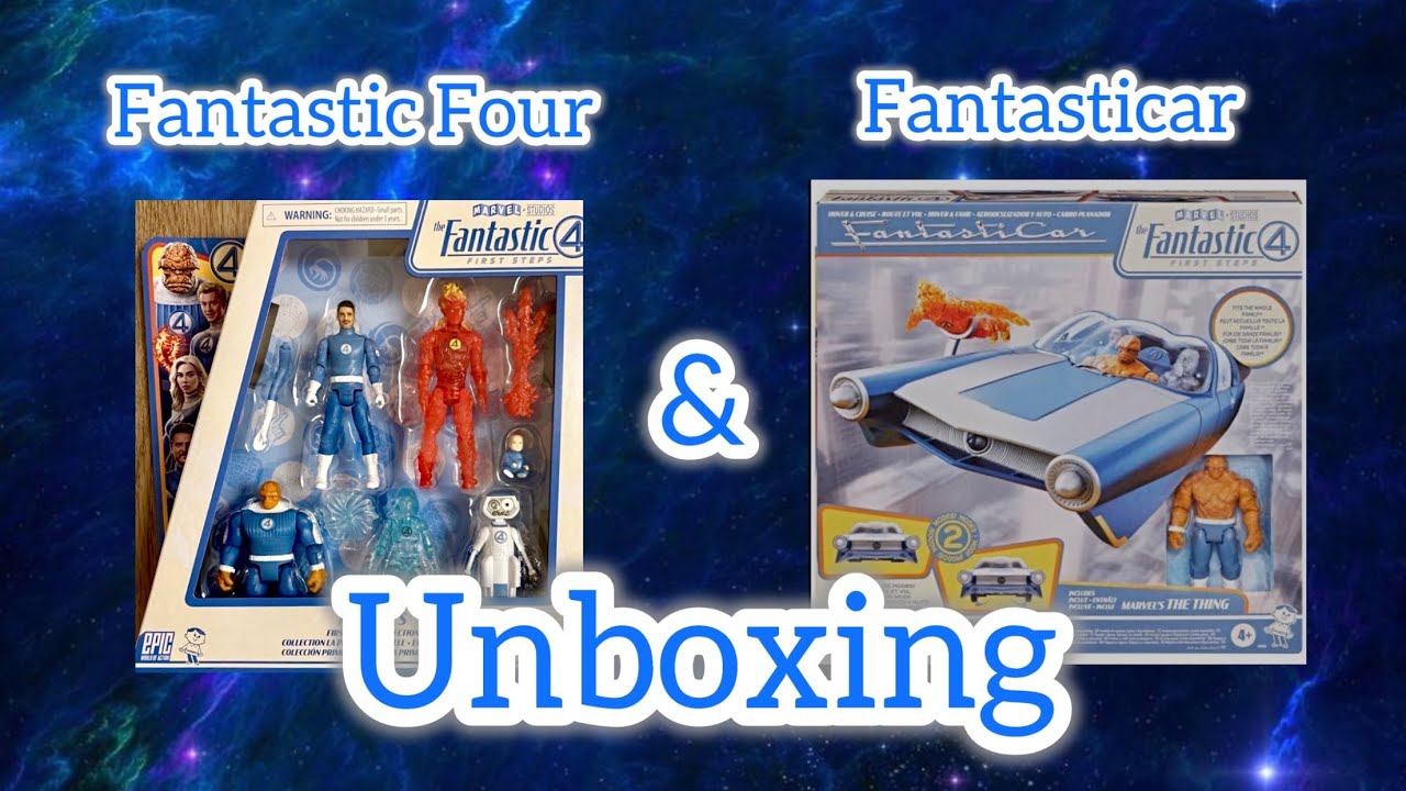 FF figures and Fantasticar Unboxing
