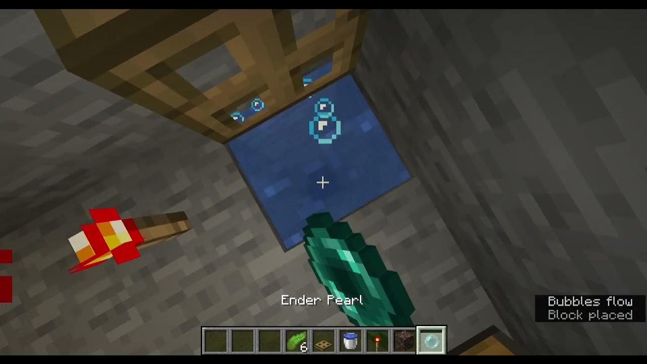 How to make a ender pearl teleporter in minecraft 1.18.2 ( statis