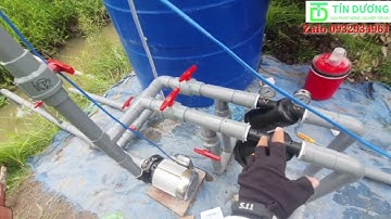 Hướng dẫn lắp đặt, sử dụng bộ máy trung tâm của hệ thống phun thuốc tự động. TÍN DƯƠNG 0932934961