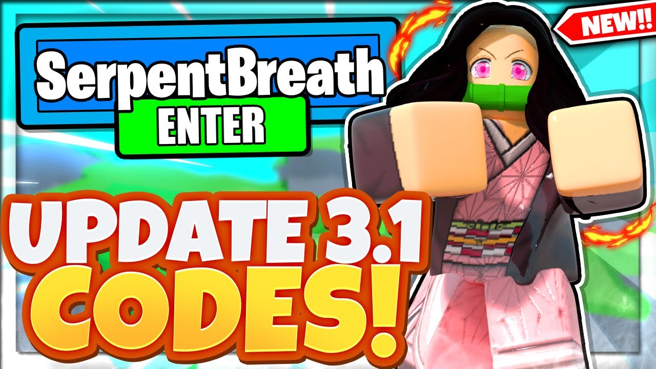 ALL NEW SECRET *SERPENT BREATHING* UPDATE 3.1 CODES In Roblox