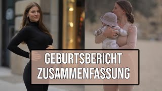 Geburtsbericht Zusammenfassung