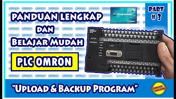 PLC OMRON #3 - Cara Upload dan Backup Program PLC OMRON Menggunakan Kabel USB | PLC OMRON CP1L