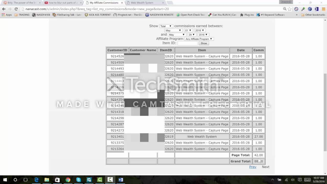 Web Wealth System initiate Results