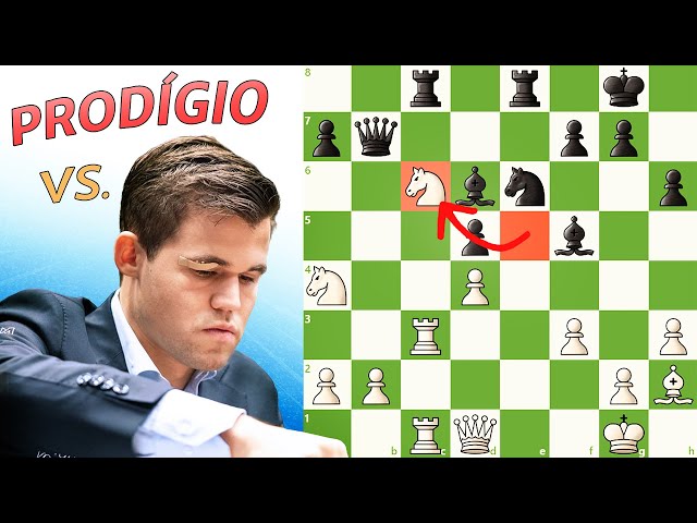 O Prodígio Xadrezista vs Magnus Carlsen 