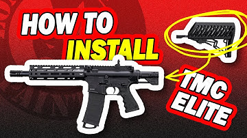 How to Install Tippmann TMC Elite Air-Thru Adjustable Stock | Lone Wolf Paintball Michigan