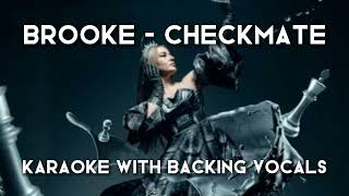 Brooke - Checkmate (Karaoke with backing vocals) #malta #eurovision #nationalfinal