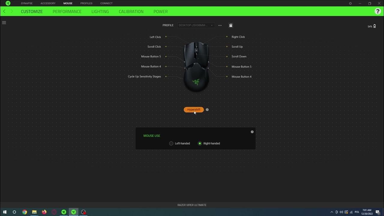 How To Enable & Disable Hypershift Mode For Razer Viper Ultimate YouTube
