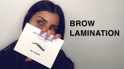 I TRIED BROW LAMINATION | New brow trend