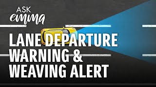 What is Lane Departure Warning and Weaving Alert?
