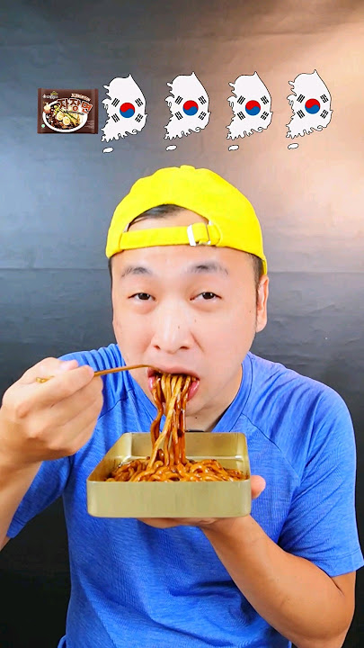 Makan Serba Jajanan Korea🇰🇷 #asmr  #mukbang #makansesuaiemoji #makanankorea