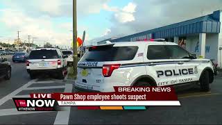 Pawn shop clerk fatally shoots attempted robber in Tampa
