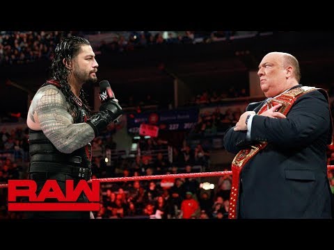 Paul Heyman responds to Roman Reigns: Raw, March 5, 2018