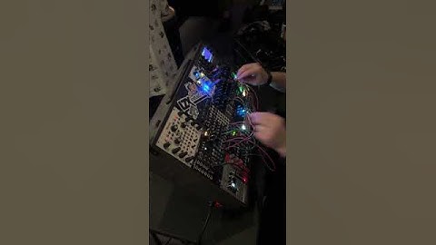 35 LZX Gen 3 with j4s0n.c4s3y at the experimental beat monthly #lzxindustries #modularsynth