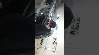 Wrapping roof of Ford Explorer kpmf bayou black live