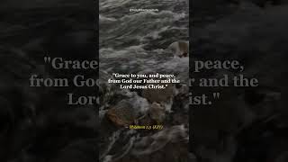 Philemon 1:3 | Bible Verse of the Day #Shorts